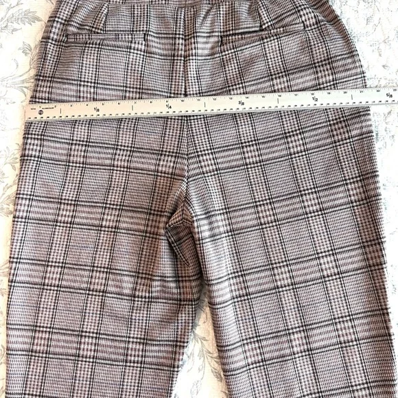 BBJ Los Angeles Women’s Plaid Trousers in Black and Tan XL - Picture 5 of 14